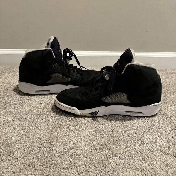 Size 10- Nike Air Jordan 5 V Retro Oreo Moonlight Black White CT4838-011 Clean - Picture 2 of 8